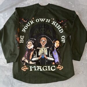 New Disney Hocus Pocus Spirit Jersey Large Green Halloween Sanderson Sisters